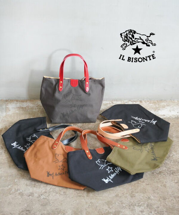 楽天市場】イルビゾンテ IL BISONTE バッグ トートバッグ キャンバス 