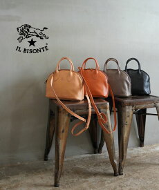 イルビゾンテ IL BISONTE バッグ ハンドバッグ ショルダーバッグ 鞄 カバン 正規品 2way レザー 本革 牛革 斜め掛け 手持ち 小さめ ギフト プレゼント・54232305113-0062601(レディース)(2F)