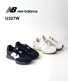 【6/11 1:59までポイント10倍】【2024年春夏新作】ニューバランス new balance スニーカー 327 シューズ 靴 ローカット ワイズD 人気 定番 カジュアル ホワイト ブラック スエード メッシュ・U327W-129-2532401(レディース)(B-2)