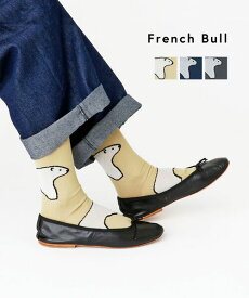 【マラソン期間中ポイント10倍】フレンチブル French Bull 靴下 くつ下 ソックス 薄手 クルー丈 クルーソックス クマ ラメ かわいい 日本製 プレゼント ギフト・11-25252-1852502(メール便可能商品)[M便 1/5](レディース)