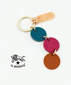 イルビゾンテ IL BISONTE キーホルダー キーリング チャーム 正規品 レザー 本革 牛革 イタリア製 プレゼント ギフト かわいい おしゃれ・54252309750-0062502(メール便可能商品)[M便 1/5](メンズ)(レディース)