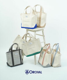 【20%OFF】【2025年春夏新作】オーチバル・オーシバル ORCIVAL バッグ トートバッグ キャンバス トート ミニ バッグ 小さめ コットン 綿 通勤 通学 定番・OR-H0285KWC-0322501(メンズ)(レディース)(JP)