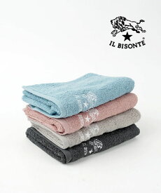 【2026年秋冬新作】イルビゾンテ IL BISONTE タオル フェイスタオル ハンドタオル 正規品 ロゴ刺繍 ふわふわ ふんわり 日本製 ギフト 内祝い お祝い お返し 御挨拶・54262305390-0062602(メール便可能商品)[M便 4/5](メンズ)(レディース)
