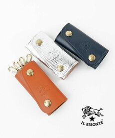 イルビゾンテ IL BISONTE キーケース レザーキーケース 正規品 本革 牛革 サン バレンティノ コレクション 4連 車 鍵 プレゼント・54262305451-0062601(メール便可能商品)[M便 3/5](メンズ)(レディース)