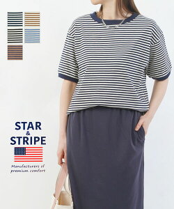 �y5/25����10%�N�[�|��&�|�C���g10�{�z�X�^�[�A���h�X�g���C�v STAR&STRIPE T�V���c ���� �{�[�_�[ �J�b�g�\�[ �g�b�v�X �� �R�b�g�� �N���[�l�b�N ������� �z�F �V���v�� ���񂵁ESSMD-028-0242601(��