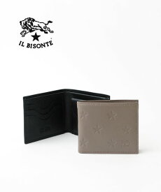 イルビゾンテ IL BISONTE 財布 二つ折り ウォレット 正規品 レザー 本革 イタリア製 おしゃれ ユニセックス ギフト プレゼント・54262309041-0062601(メンズ)(レディース)