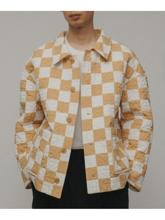楽天市場】【SALE／70%OFF】[JACKET]BLOCK CHECK QUILTING JACKET M TO 