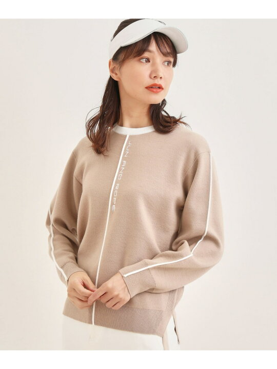楽天市場】【SALE／50%OFF】バイカラー細ライン長袖プルオーバー 