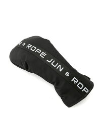 【ユニセックス】ロゴテープドライバー用ヘッドカバー JUN&ROPE' ジュンアンドロペ スポーツ・アウトドア用品 ゴルフグッズ ブラック ホワイト カーキ【送料無料】[Rakuten Fashion]