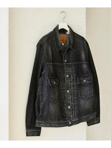 �yLevi's(R)�b BIOTOP�z TYPE 2 TRUCKER BLK EX BIOTOP �A�_���G���y �W���P�b�g�E�A�E�^�[ �f�j���W���P�b�g �u���b�N�y���������z[Rakuten Fashion]