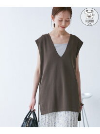 【SALE／18%OFF】【洗濯機OK】深Vニットプルオーバー ROPE' PICNIC ロペピクニック トップス ベスト・ジレ グレー【RBA_E】【送料無料】[Rakuten Fashion]