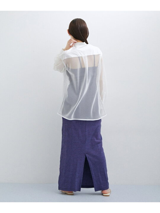 楽天市場】【SALE／40%OFF】【サステナブル】スタンドカラーメッシュ 