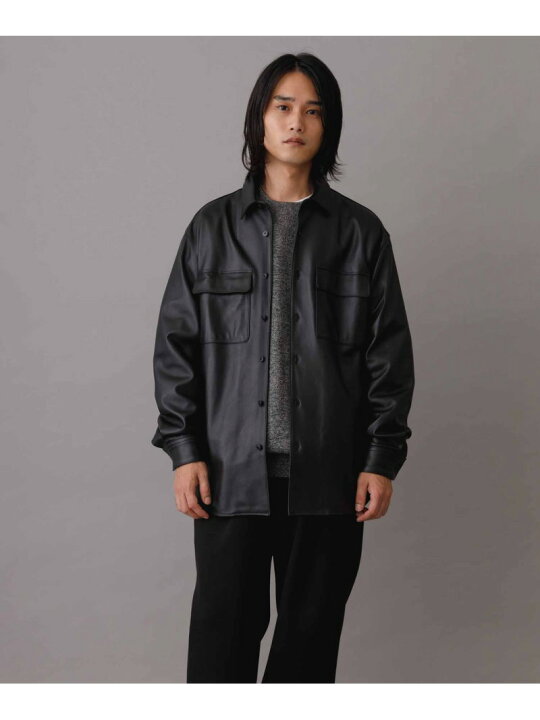 楽天市場】【SALE／50%OFF】シープレザー CPOシャツ/シャツブルゾン 