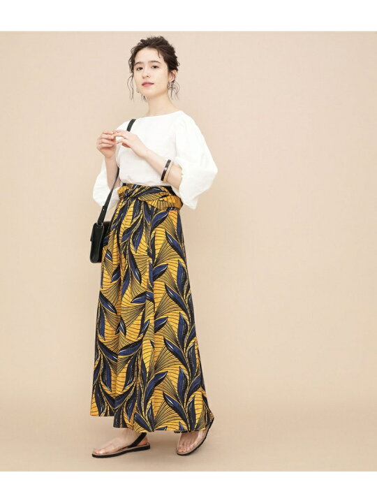 楽天市場】【SALE／70%OFF】アフリカン柄ターバンベルト付スカート  