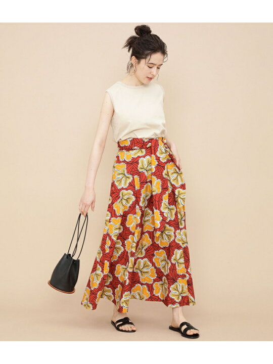 楽天市場】【SALE／70%OFF】アフリカン柄ターバンベルト付スカート  