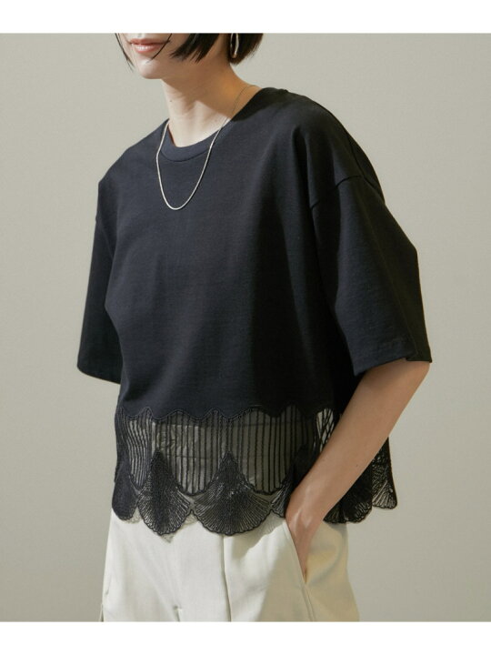 楽天市場】シェルスカラップTシャツ SALON adam et rope