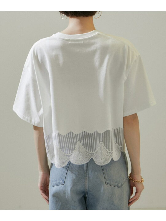 楽天市場】シェルスカラップTシャツ SALON adam et rope