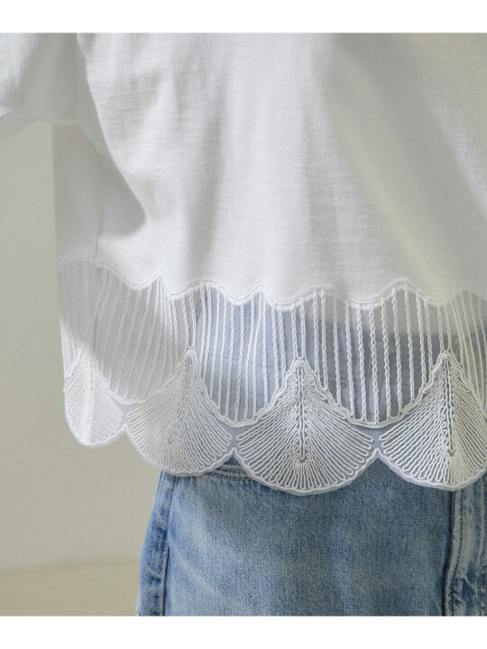 楽天市場】シェルスカラップTシャツ SALON adam et rope