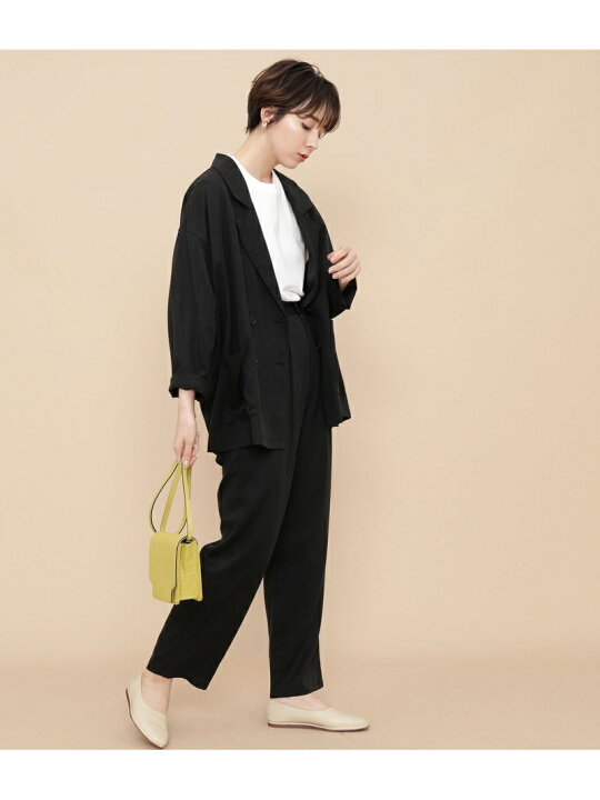 楽天市場】【SALE／40%OFF】テンセルオープンカラージャケット ADAM ET 