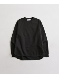 ポンチ ドロップショルダー キックバック ロングスリーブTee / 高機能ストレッチ ADAM ET ROPE' HOMME アダムエロペ トップス カットソー・Tシャツ ブラック グレー ホワイト グリーン【送料無料】[Rakuten Fashion]