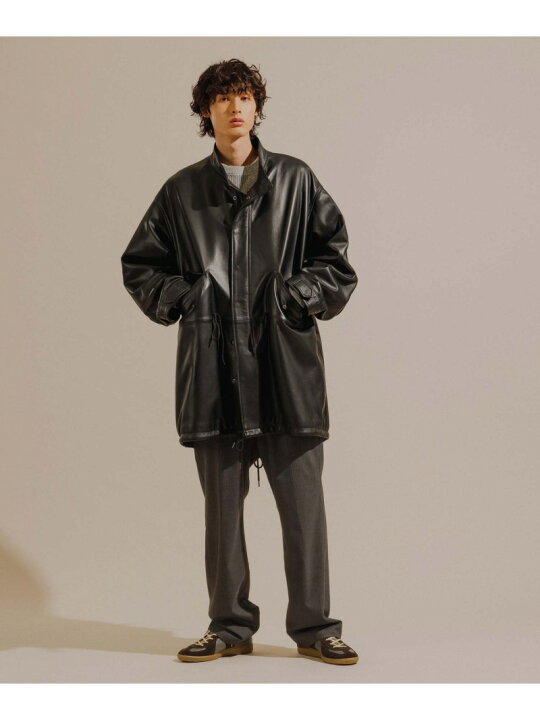 楽天市場】【SALE／40%OFF】シープレザー ビッグシルエット モッズ 