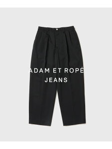 NIKKE ���C�h �C�[�W�[ �X���b�N�X�f�j�� / ADAM ET ROPE' JEANS -GRID- ADAM ET ROPE' HOMME �A�_���G���y �p���c �W�[���Y�E�f�j���p���c �u���b�N �l�C�r�[�y���������z[Rakuten Fashion]