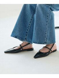 メリージェーンフラットミュール ADAM ET ROPE' FEMME アダムエロペ シューズ・靴 その他のシューズ・靴 ブラック ピンク【先行予約】*【送料無料】[Rakuten Fashion]