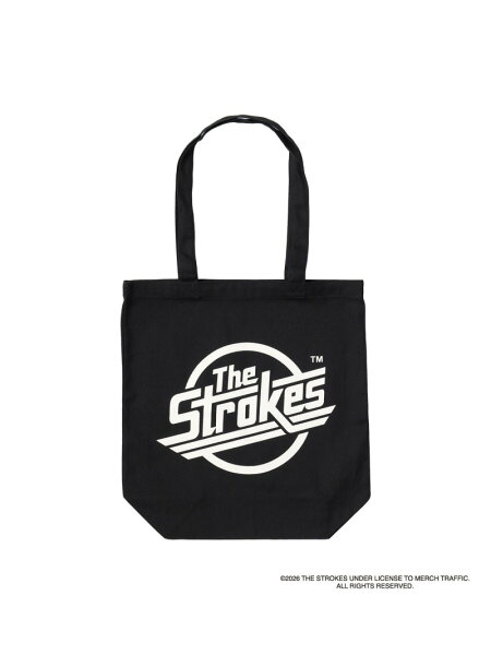 The Strokes for bonjour records Official Tote bag ザ・ストロークス オフィシャル トートバッグ bonjour records ボンジュールレコード バッグ トートバッグ ブラック【送料無料】[Rakuten Fashion]