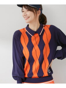 �ySALE�^50%OFF�z�P�[�u�����܎g���p�t�������v���I�[�o�[ JUN&ROPE' �W�����A���h���y �g�b�v�X �j�b�g �z���C�g �O���[�� �l�C�r�[�yRBA_E�z�y���������z[Rakuten Fashion]