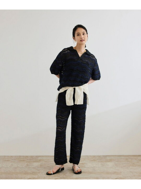 楽天市場】【SALE／60%OFF】【COOHEM(コーヘン)】ZIGZAG SUKASHI KNIT  