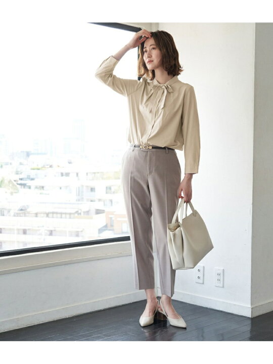 楽天市場】【SALE／37%OFF】ボウタイとりはずし7分袖ブラウス ROPE 
