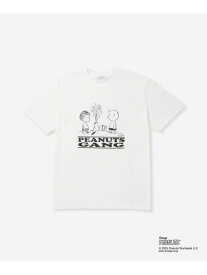 SNYC x PEANUTS GANG IN THE SEA T Saturdays NYC サタデーズ　ニューヨークシティ トップス カットソー・Tシャツ ホワイト ブラック【送料無料】[Rakuten Fashion]