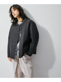 【agnes b. pour ADAM ET ROPE'】別注 CARDIGAN PRESSIONS PADDED ADAM ET ROPE' FEMME アダムエロペ ジャケット・アウター その他のジャケット・アウター ブラック カーキ【送料無料】[Rakuten Fashion]