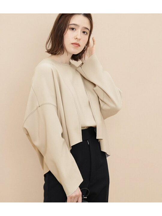 楽天市場】【SALE／50%OFF】ニットジョーゼットボンディングジャケット 