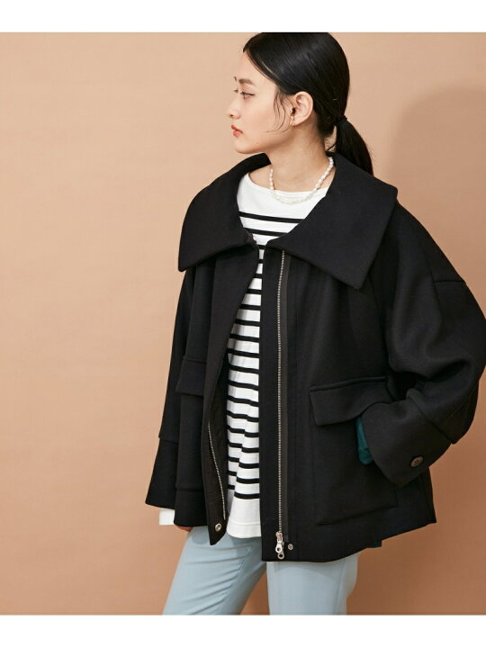 楽天市場】【SALE／50%OFF】FAbRICA メルトンショートコート ADAM ET 
