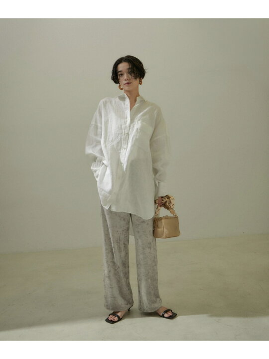 楽天市場】【SALE／30%OFF】[24SS]ノルマンディリネンルーズシャツ 