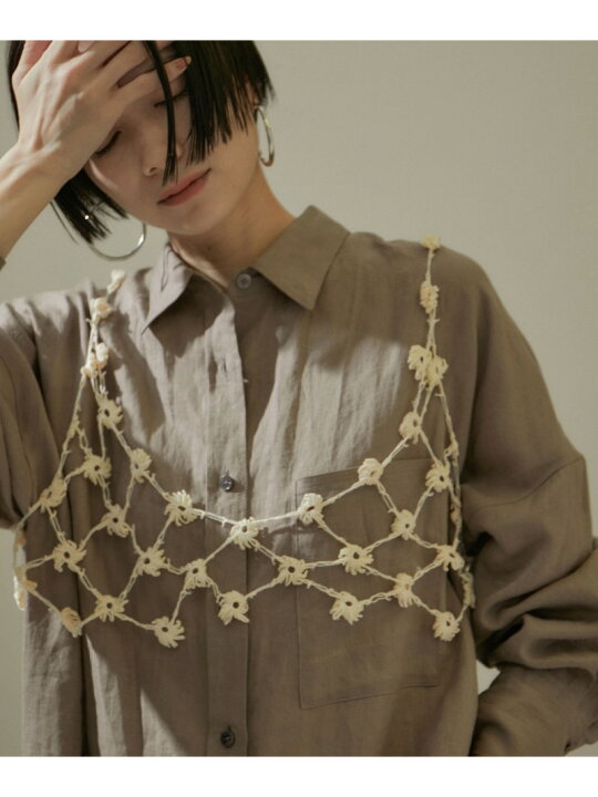 楽天市場】【SALE／30%OFF】[24SS]ノルマンディリネンルーズシャツ 