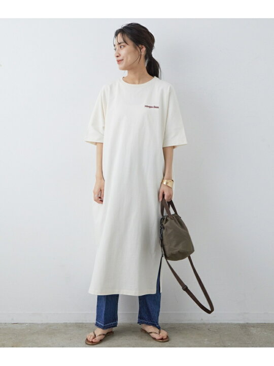楽天市場 Sale 60 Off 完売カラー追加生産決定 Haagen Dazs For Salon Tシャツワンピース Salon Adam Et Rope サロン アダム エ ロペ ワンピース ワンピースその他 ホワイト カーキ ピンク Rba E Rakuten Fashion J Adore Jun Online