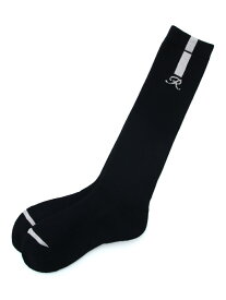 ハーフラインハイソックス JUN&ROPE' ジュンアンドロペ 靴下・レッグウェア 靴下 ブラック ホワイト ネイビー[Rakuten Fashion]
