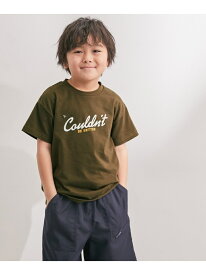 【SALE／50%OFF】【BOYS】リンクコーデ/スタッズ付きロゴTシャツ ROPE' PICNIC ロペピクニック トップス カットソー・Tシャツ ホワイト カーキ【RBA_E】[Rakuten Fashion]