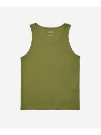 Rib Knit Tank Saturdays NYC サタデーズ　ニューヨークシティ トップス ノースリーブ・タンクトップ カーキ ネイビー【送料無料】[Rakuten Fashion]