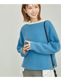 【SALE／43%OFF】FOX混ニットプルオーバー ROPE' PICNIC ロペピクニック トップス ニット グレー ホワイト ブルー【RBA_E】[Rakuten Fashion]