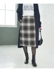 【SALE／40%OFF】【WEB限定】ツイードチェックアイラインスカート ROPE' PICNIC ロペピクニック スカート その他のスカート ブラック ブルー【RBA_E】[Rakuten Fashion]