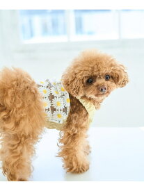 【DOG】フラワーキャミソール ROPE' PICNIC PASSAGE ロペピクニック ペット用品 ペットウェア・ペット服 ホワイト ブルー【送料無料】[Rakuten Fashion]