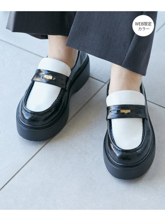 楽天市場】【SALE／60%OFF】【HARUTA】厚底コインローファー Juze ビス 