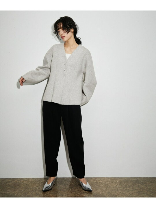 楽天市場】ペプラムダンボールカーディガン ADAM ET ROPE 