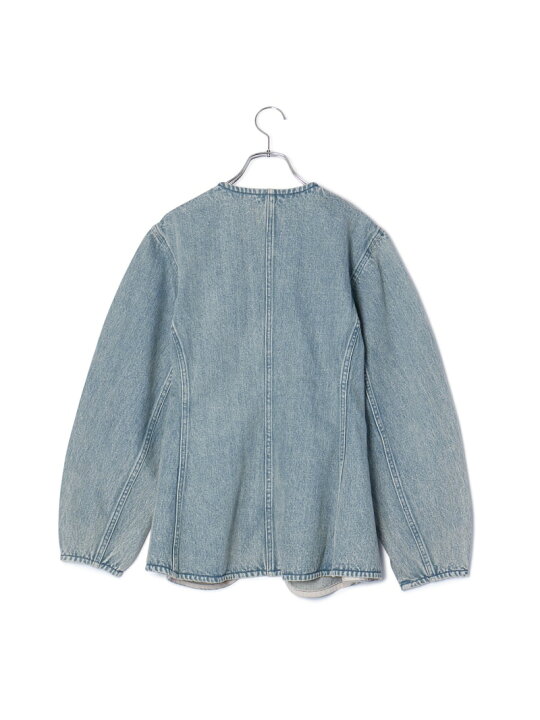 楽天市場】【SALE／50%OFF】【WEB限定】ペプラムデニムブルゾン ADAM 
