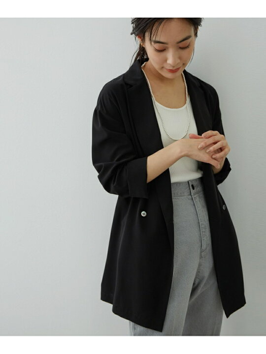 楽天市場】【SALE／50%OFF】サテンライクリラックスジャケット SALON 
