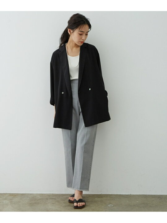 楽天市場】【SALE／50%OFF】サテンライクリラックスジャケット SALON 