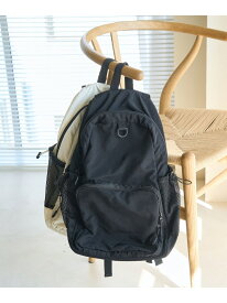 A4対応・撥水加工/サイドドロストポケットリュック ROPE' PICNIC PASSAGE ロペピクニック バッグ リュック・バックパック ブラック ホワイト【送料無料】[Rakuten Fashion]